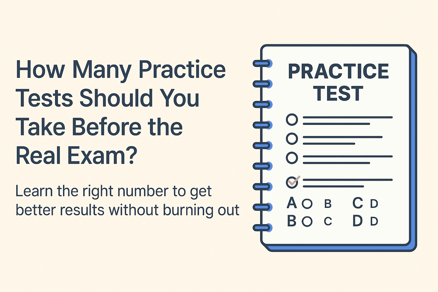 how many practice tests before real