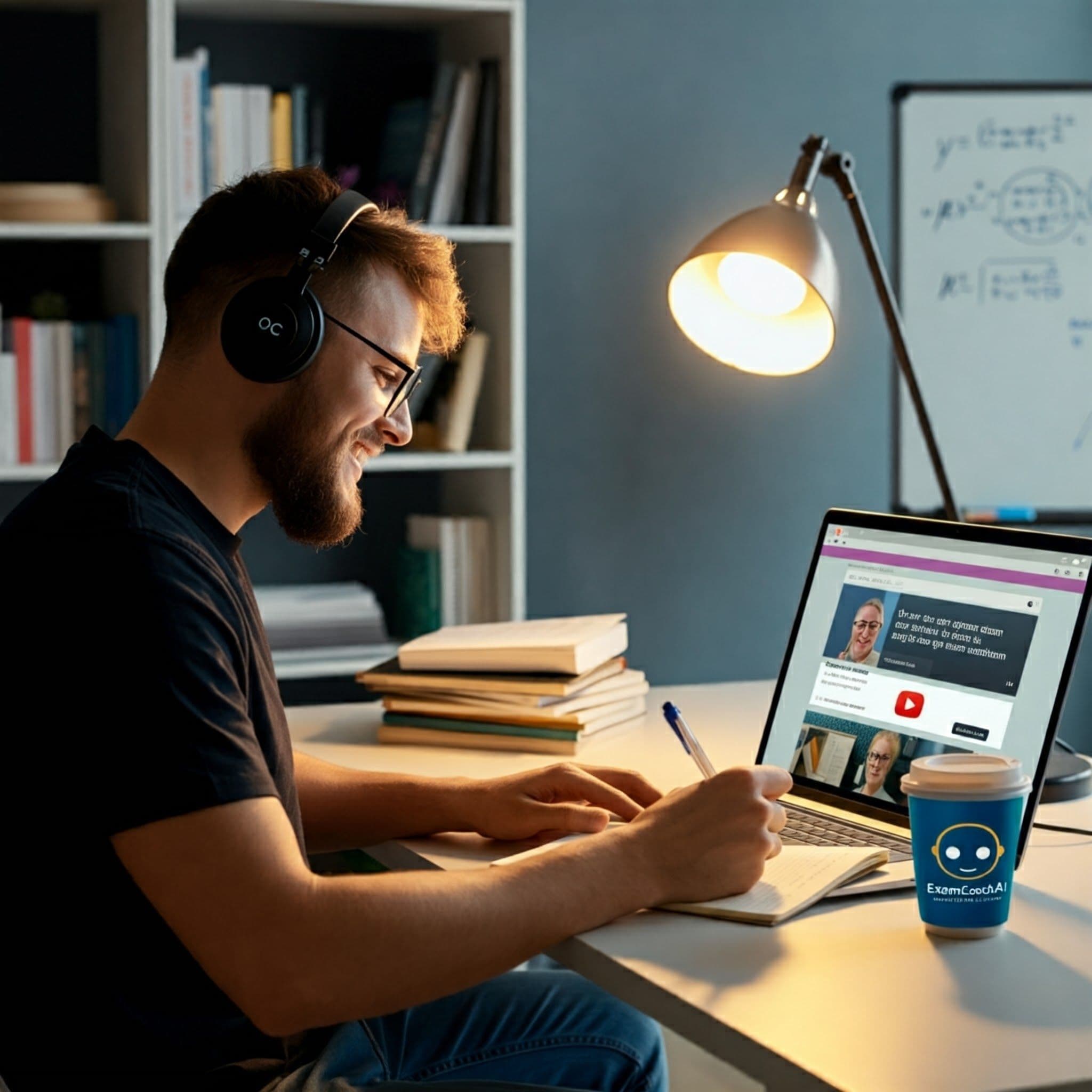 Man typing on his laptop